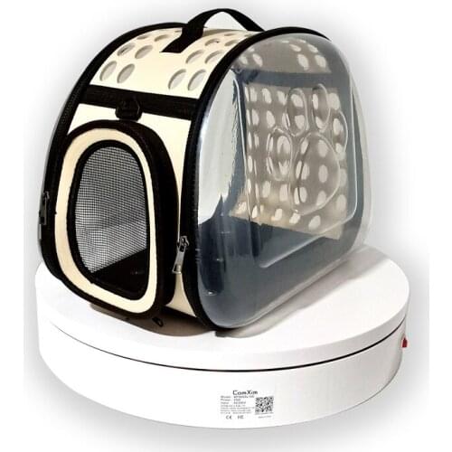 Transparent cat bag foldable pet backpack dog supplies out carrying bag pet bag pet supplies cat dog backpack #6589