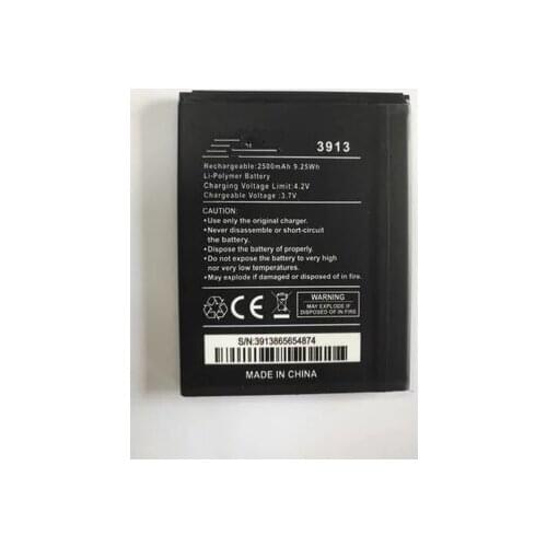 2500mAh Replacement 3913 cell phone Battery For WIKO 3913 LENNY4 Mobile Phone Batteries with phone stander