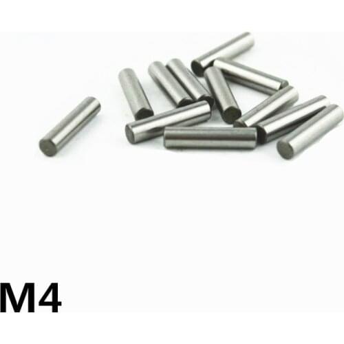 100pcs 4 mm Bearing Steel Cylindrical Pin Locating Pin Needle roller Thimble Length 4 5 6 8 10 12 14 15 16 17 18 20 22 24-50 mm