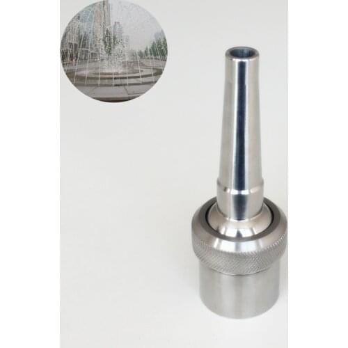 1" Adjustable SS Universal Straight Jetting Fountain Nozzle Fountain Head