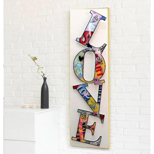 Graffiti LOVE Letter Abstract diy Diamond Painting mosaic stitch Set Diamond Full Square round 5d diamond Embroidery A2190