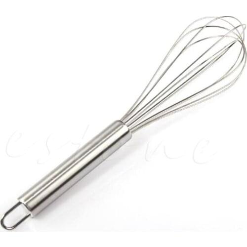 New Stainless Steel Hand Whip Whisk Mixer Egg Beater Kitchen Cooking Tools