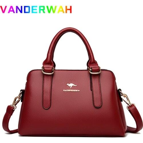 Large Capacity Casual Totes High Quality Leather Shoulder Bags for Women 2021 Fashion Laides Crossbody Bag New Designer Handbags