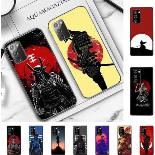 YNDFCNB Japan The samurai Ninja Phone Case for Samsung Note 5 7 8 9 10 20 pro plus lite ultra A21 12 72