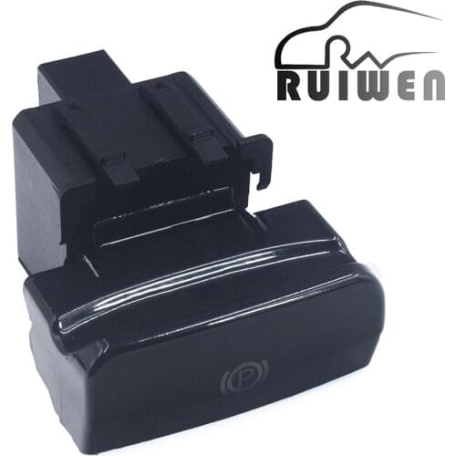 Bright Surface Electronic Handbrake Parking Brake Button Switch Replacement 470703 470706 for Peugeot 5008 3008 CC SW DS5