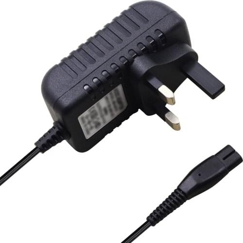 UK AC/DC Power Adapter Charger For Philips shaver QG3250 QG3320 QG3330 QG3332