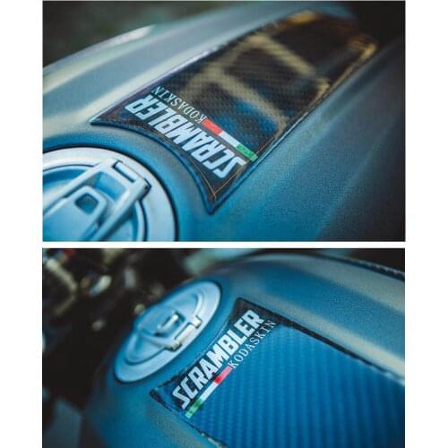 KODASKIN Motorcycle Tank Protector Pad Carbon Sticker For DUCATI SCRAMBLER Cafe Racer Sixty2 Icon Classic Full Throttle