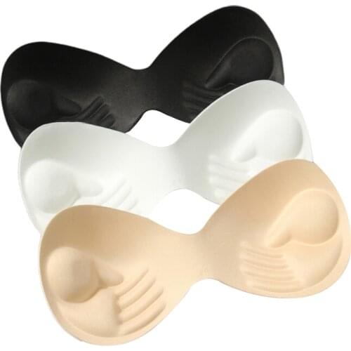 1 Pair Women Summer Swimsuit Padding Inserts Sponge Foam Bra Pads Chest Cup Breast Bra Bikini Insert Chest Pad New