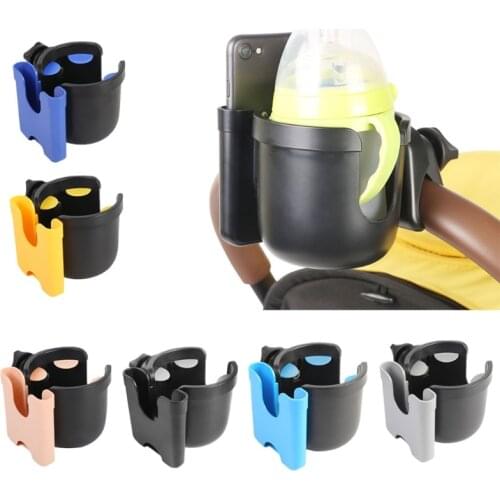 2021 New 2 in 1 Cup Holder For Baby Stroller Bicycle Baby Bottle Holder Car Accessories