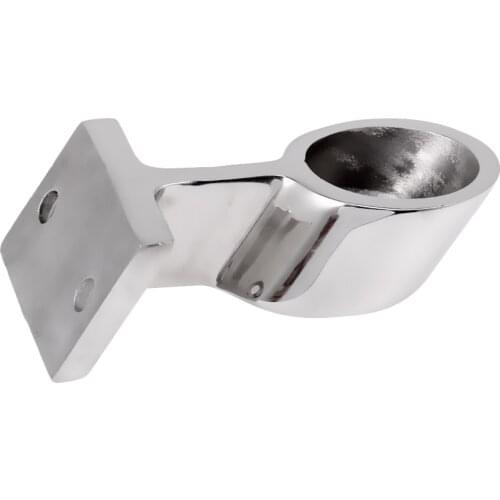 2x Marine Grade Stainless Steel Boat Hand Rail Fittings 1" After Stanchion
