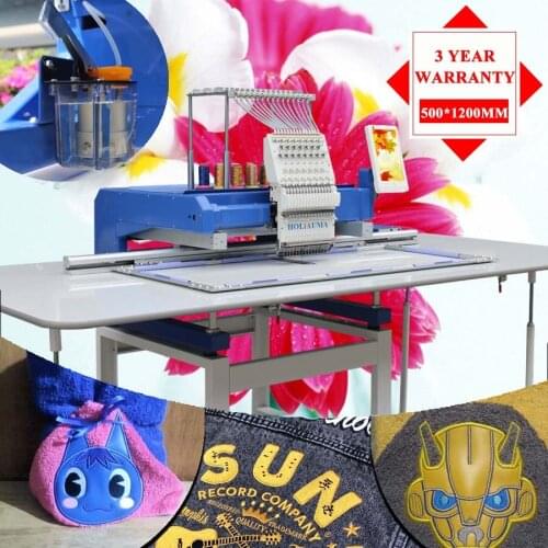 3 Years Quality Warranty!!!Used Brother Pr 600 Embroidery Machine Single Head Computer Embroidery Machine 500*1200mm Area