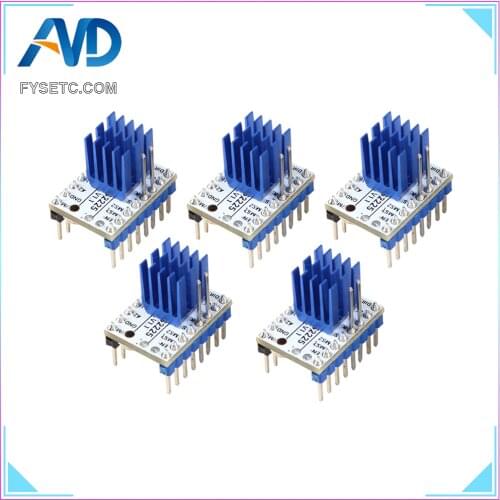 4pcs TMC S2225 V1.1 Motor Driver Stepsticks Mute Driver 256 Microsteps Current 2A Peak UART Replace TMC2208 TMC2209 TMC2225