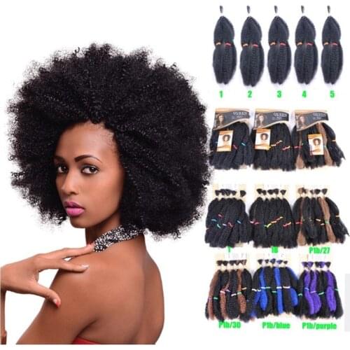 Free Shipping 12 Inch 100G 5PCS/Pack Afro Kinky Curly Marley Braids Beauty Collection Synthetic Hair Extension For Women