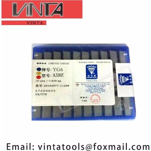 Free shipping high quality 30pcs/lots A320Z YG6/ YG8/ YW1/ YW2/ YT5/ YT14/ YT15 cnc caibide welding inserts