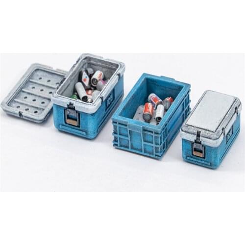 Decoration Mini 1/35 Scale 3D-Print Bar & Freezer DIY Model Refrigerator Ice Box for Scenery Parts