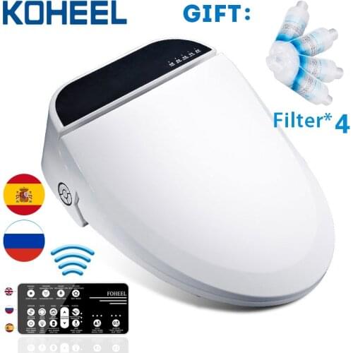 KOHEEL electronic bidet cover smart toilet seat coverclean dry seat heating wc intelligent toilet seat cover