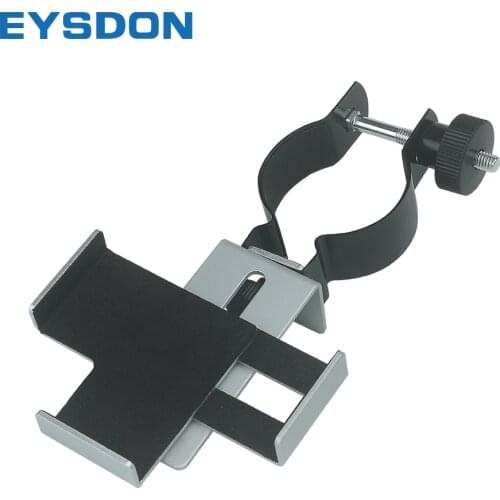 EYSDON Metal Smartphone Adapter for 38~48mm Microscope Binocular Spotting Scope Monocular Telescope Connector Cellphone Holder
