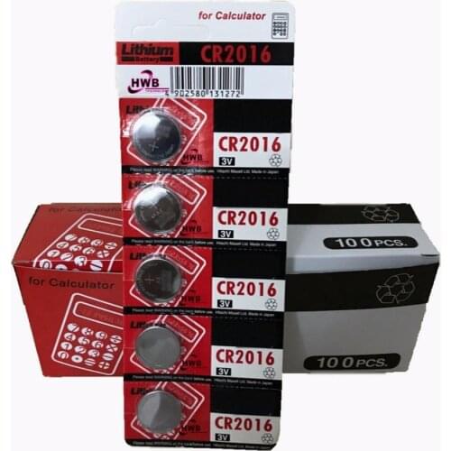 Maxell CR2016 3V Lithium Button Battery 5'li Package