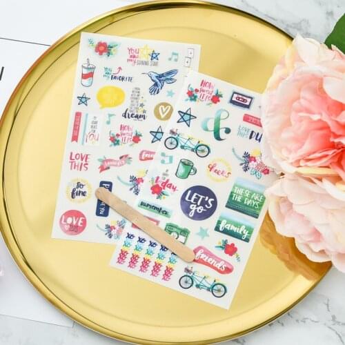 KSCRAFT Lets go Rub On set for Scrapbooking DIY Projects/Photo Album/Card Making Crafts