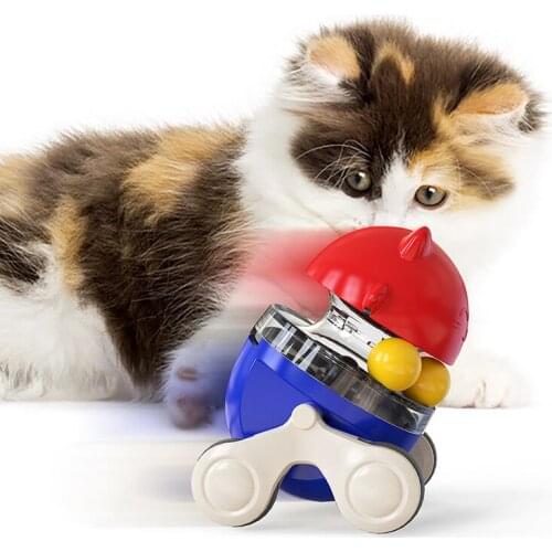 New Cat interactive ball toy games small dogs play structure for kitten accessories products stuff pet spin Food leakage toy