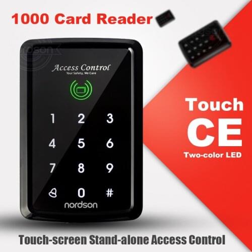 Nordson Original Touch-screen Standalone Door Access Control WG Keypad RFID Card Reader For Electric Lock Exit Button Doorbell