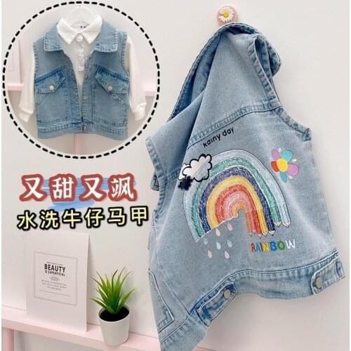 Autumn New Baby Boys Casual Cartoon Vests Jacket Kids Sleeveless Warm Coat Baby Girls School Style Waistcoat Toddler Outwear