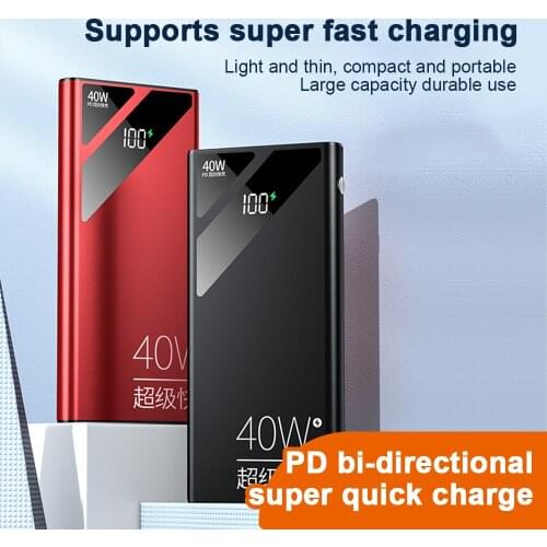 Power Bank 10000/20000mAh Portable Charging Poverbank Mobile Phone External Battery Charger Powerbank 20000 mAh for Huawei