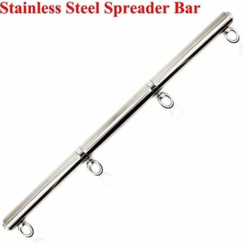 Stainless Steel Sex Bondage Body Harness Bondage Spreader Bar Fetish Restraints Sex Toys For Couple Sex Products