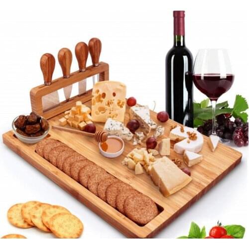 Durable Professional Cheese Board Eco-friendly Non-stick Wood Serving Charcuterie Board for Home Kitchen Supplies Products