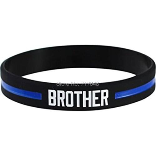 200pcs BROTHER wristband silicone bracelets free shipping by FEDEX
