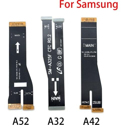 Main Board Motherboard Connector For Samsung A32 A42 A52 Flex Cable Ribbon Replacement Parts
