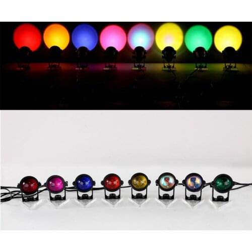 Led Projection Light Photo Atmosphere Light Desk Lamp Lighting Night Sun Projection For Bedroom Bar Coffee Store Wall Decoration