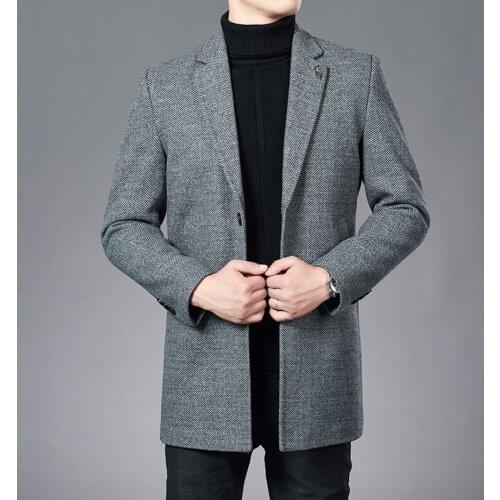 UANK Mens Wool Coats