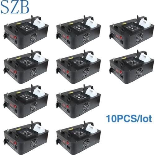 1500W RBG 3in1 DMX LED Fog Machine for Wedding Concert Disco Stage Special Effect Machine 10pcs/lot/SZB-FM1500