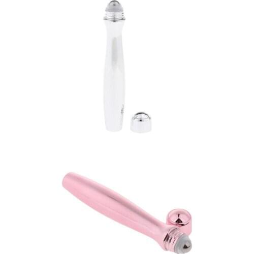 2Pcs Plastic Empty Essential Oil Roller Balls Bottles 15ml for Makeup Liquid