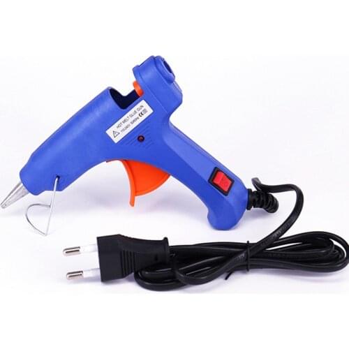20W Hot Melt Gun Tool with 7mm Glue Stick for Home Industry Manufacturing