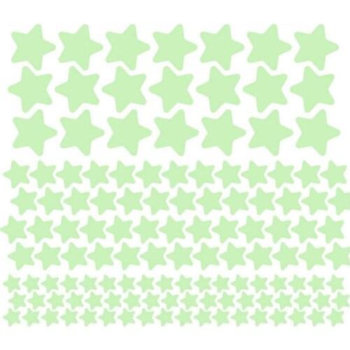 3D 127PCS Stars Glow In The Dark Wall Stickers Luminous Fluorescent Wall Stickers For Kids Baby Room Bedroom Ceiling Home Decor