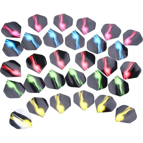 6/15/30Pcs/lot Darts Flights Wing Mixed Style for Professional Darts Wing Tail Cool Outdoor Sports Darts Accessories Random send