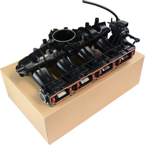 AP01 Intake Manifold w/ Solenoid Valve&Sensor For VW GTI Jetta Passat Beetle for Audi A3 2.0T 06J133201BD, 037906283C,07L907386A