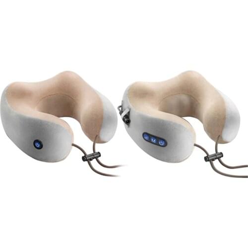 Q1FB Car U-shaped Electric Massage Pillow Multifunctional Cervical Vertebra Massager