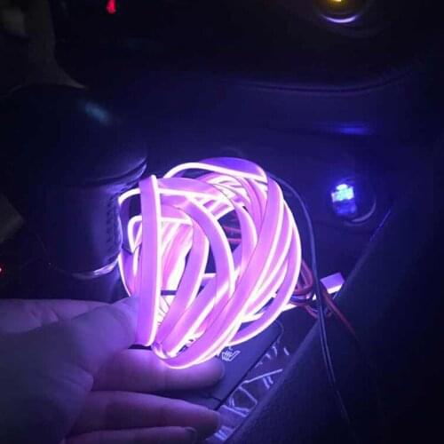 Car Atmosphere Lights EL Neon Wire Strip Auto Interior Decorative for Land Rover Range Rover/Evoque/Freelander/Discovery