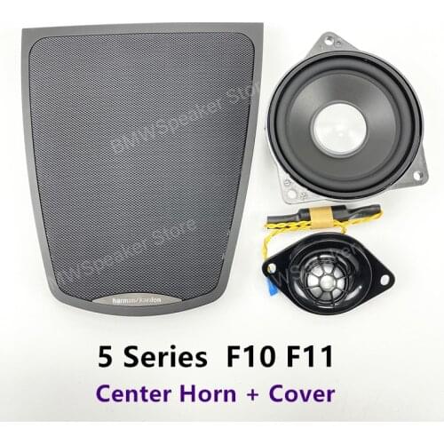 Center Console Speaker For BMW 5 Series F10 F11 Original Dashboard Panel Shell Tweeter Audio Loudspeaker Speakers Cover Refit