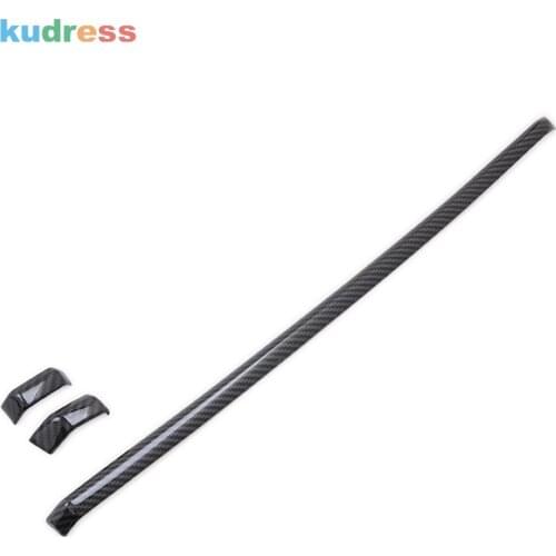 For Honda CRV CR-V 2017 2018 2019 Carbon Fiber Interior Center Control Console Dashboard Panel Cover Trim Car Accessories 3pcs