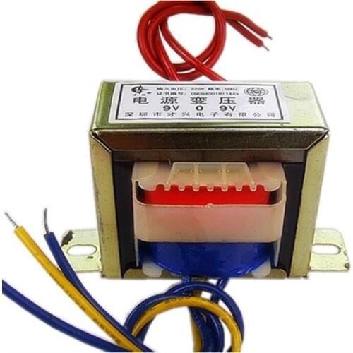 EI5725-15W Transformer DB-15W/VA 220V to double 9V 9V*2 9V-0-9V0.83A 830mA