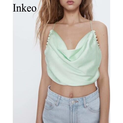 Inkeo Women's Crop Tops