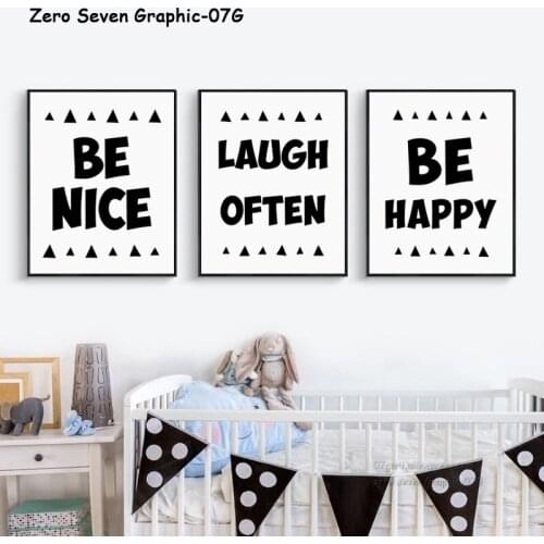 Canvas Painting Child Inspirational Phrase Poster And Print Picture Bedroom Art Wall Home Decoration