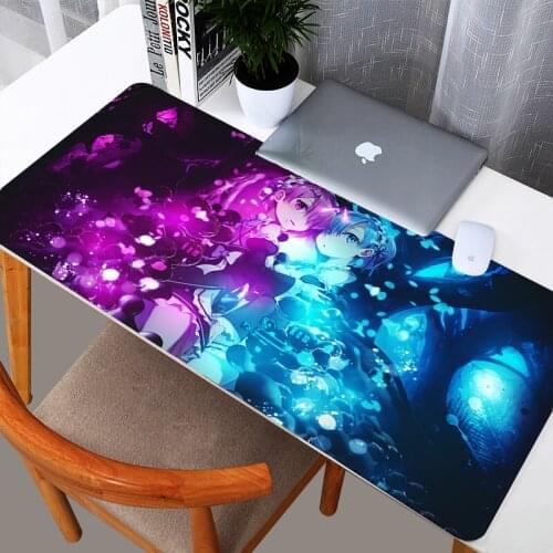 Mouse Pad Large Size Extended XXL Gaming Mouse Pad Re Life In A Different World From Zero Soft Mousepad Washable Computer Mat