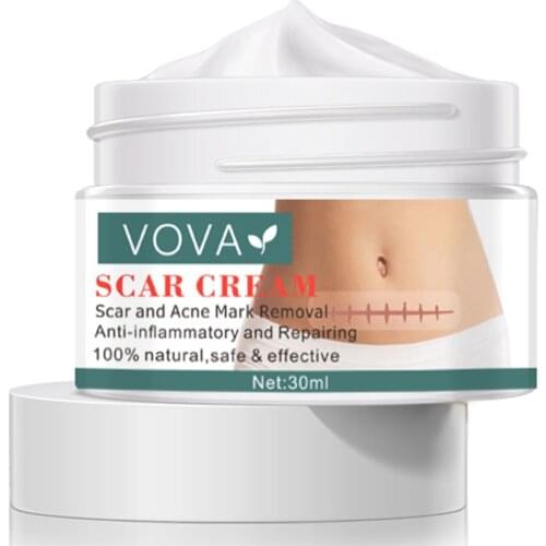 VOVA Acne Scar Removal Cream Pimples Stretch Marks Face Gel Remove Acne Smoothing Whitening Moisturizing Body Skin Care 30g