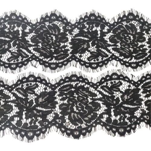 3 yards/piece Sewing lace 15 cm width Eyelash lace trim flower Dress Lace Handmade DIY Accessories Clothing Decoration Material