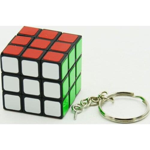 Magic Cube Professional Speed Puzzle Cubo Magico Toys anti stress Kids Gift Toy Key Chain Keychain Key Ring